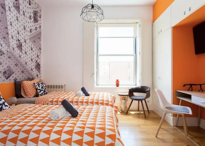 דירה Beautiful 3-story House In Chiado With A 40m² Private Terrace